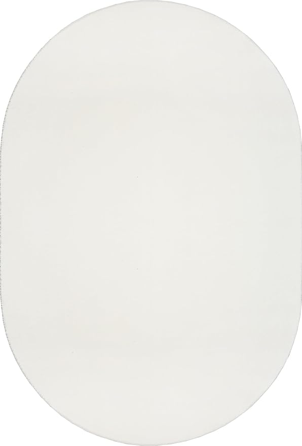 Lino Aqua 37 Creme Oval