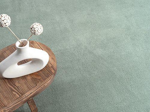 Lino Aqua 37 Grün Quadratisch