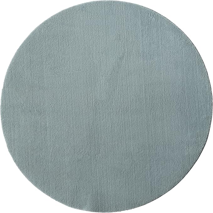 Lino Aqua 37 Blau Rund