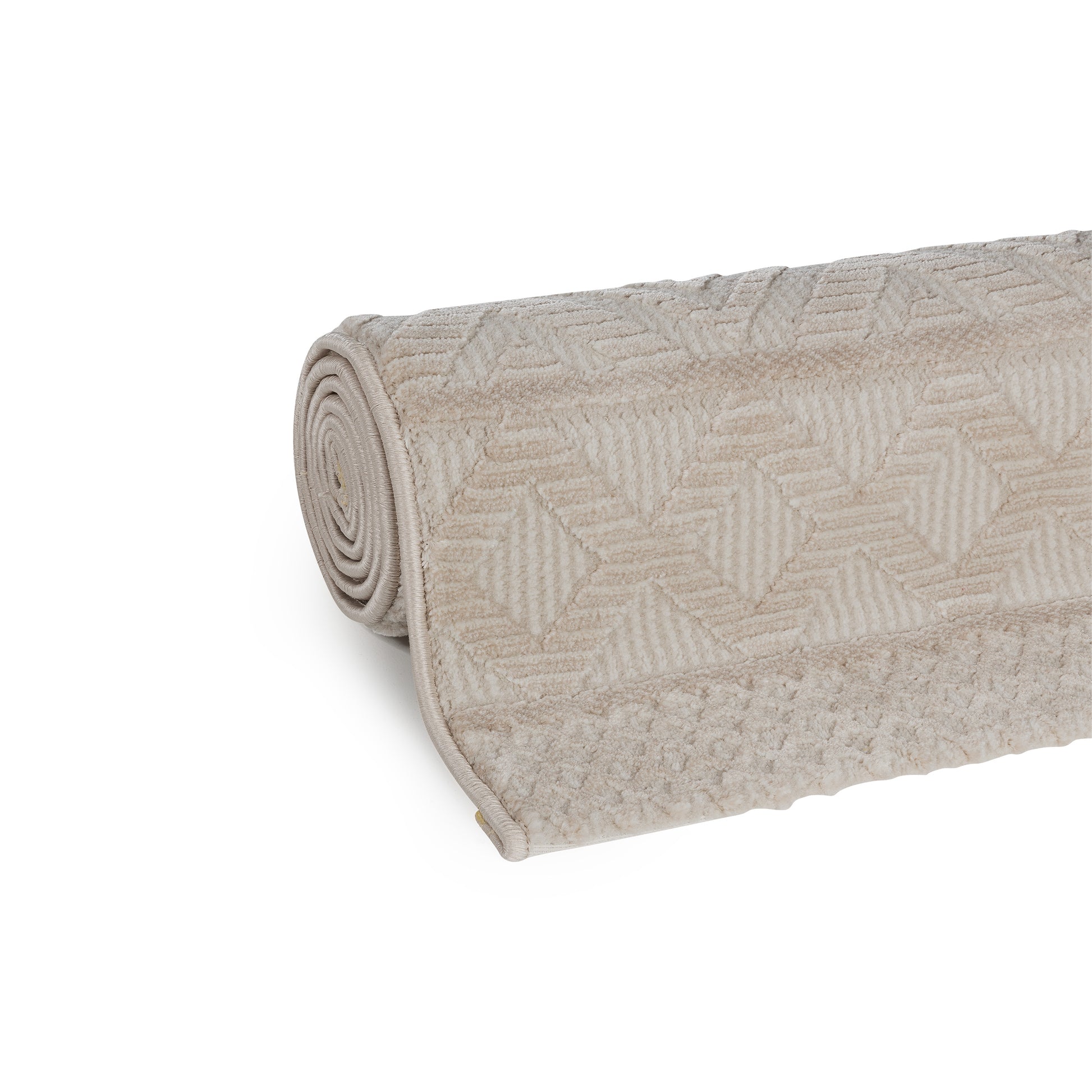 kurzflorteppich-nirvana-6100-beige-rolled