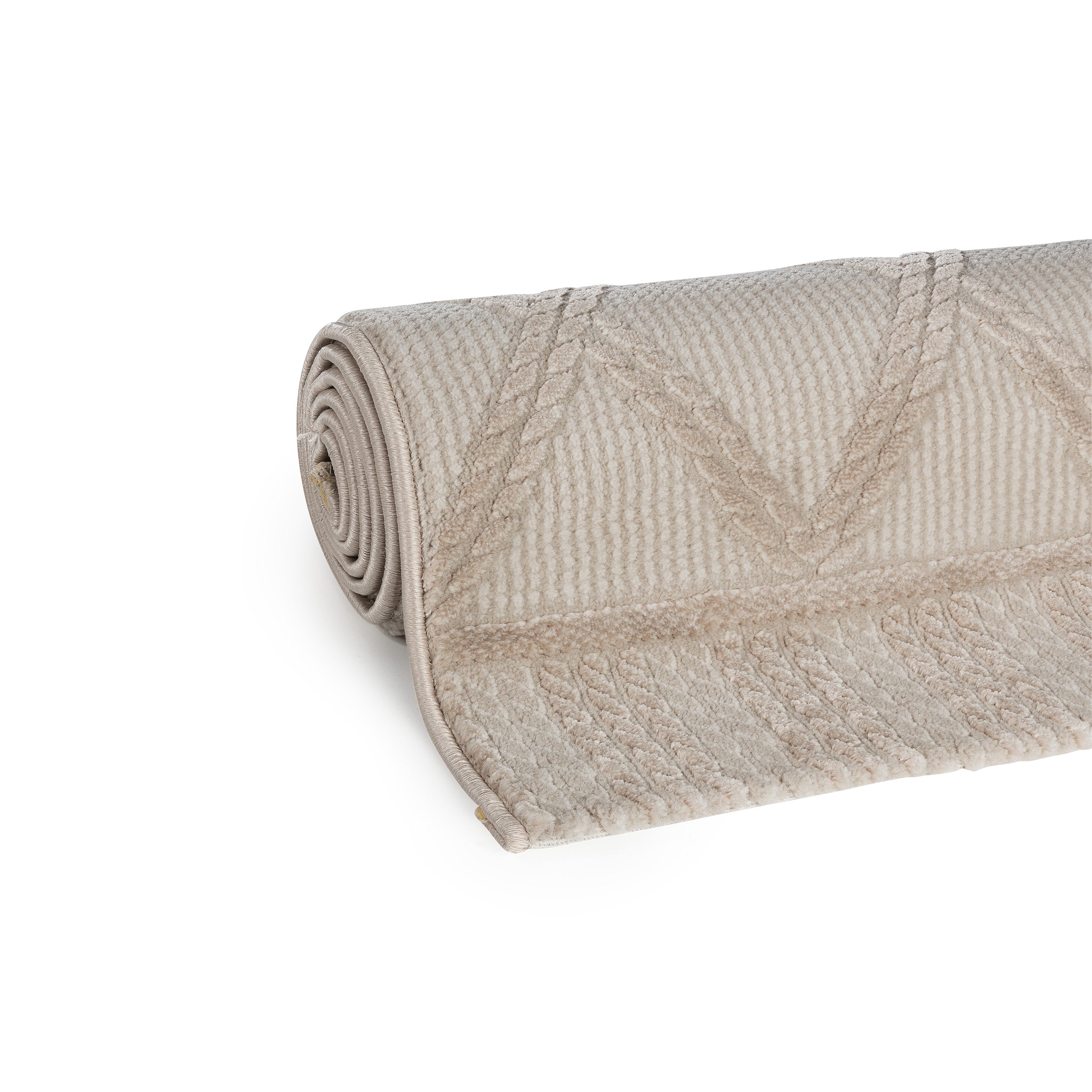 kurzflorteppich-nirvana-6200-beige-rolled